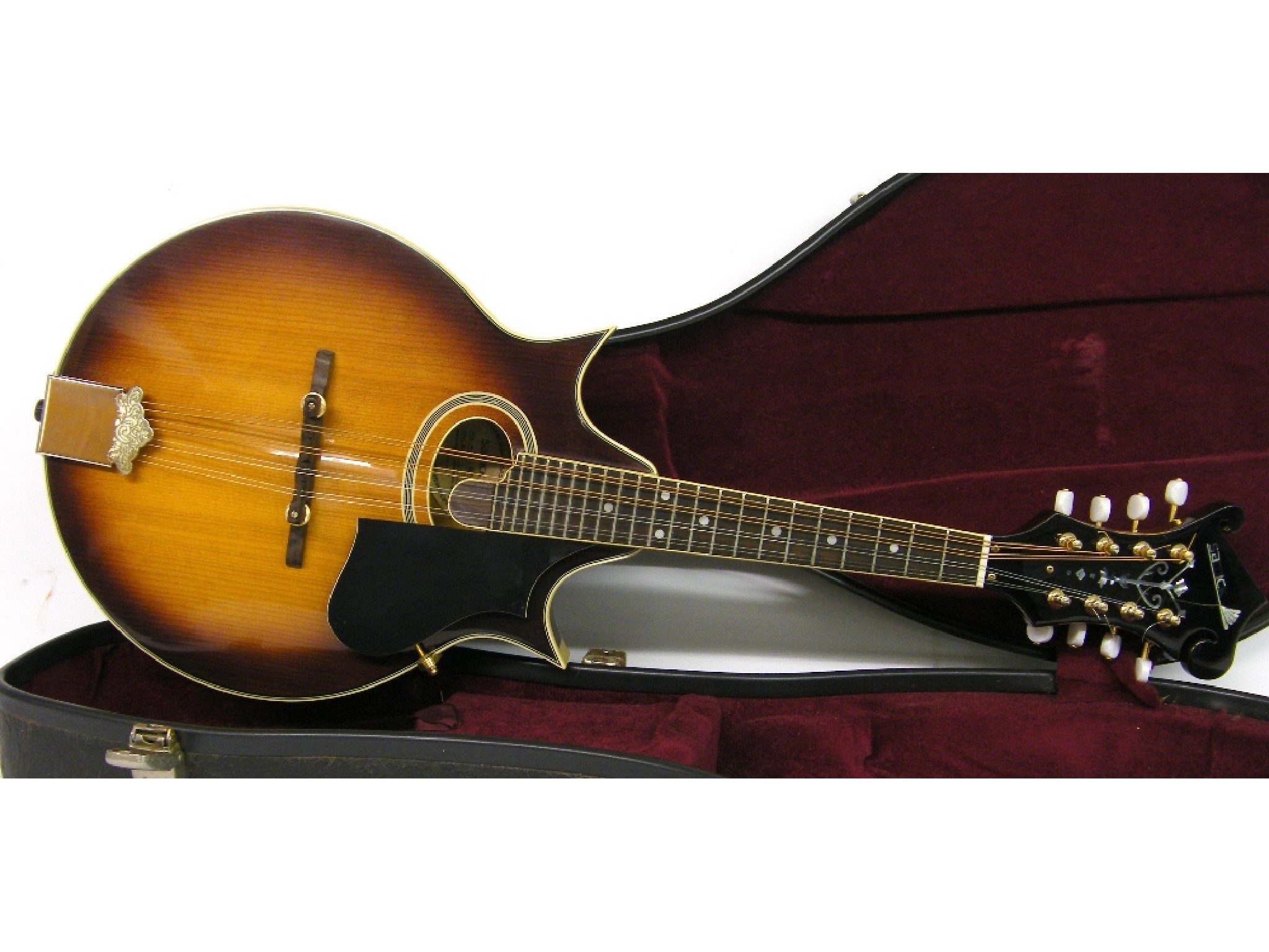 Appraisal: Samick SM S mandolin sunburst finish case