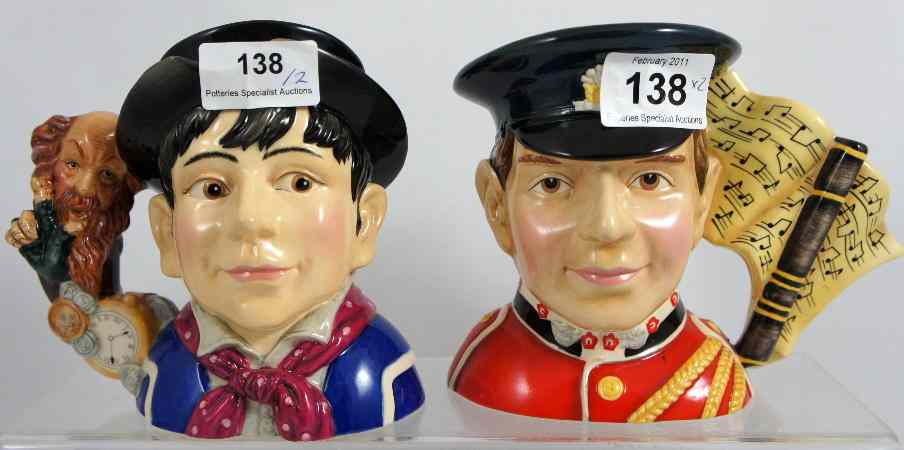 Appraisal: Royal Doulton Character Jugs Intermediate sized North Staffordshire Fife Player