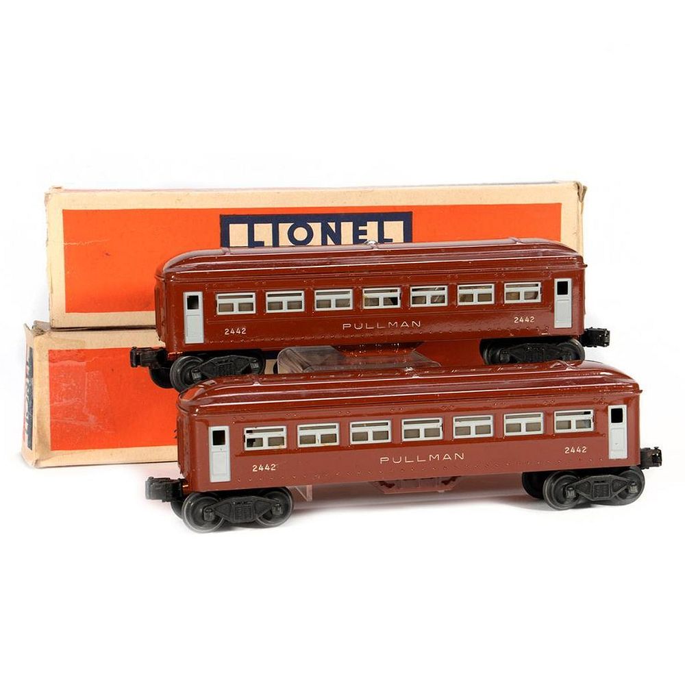 Appraisal: Lionel Brown Pullman Brown Pullman Brown Pullman with silver windows