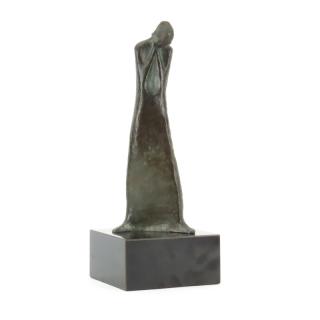 Appraisal: David Unger American th C Bronze sculpture Weeping Mother David