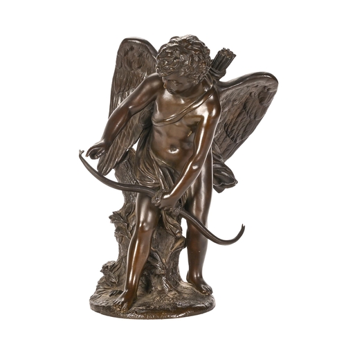 Appraisal: A French bronze sculpture of Putto late th c even