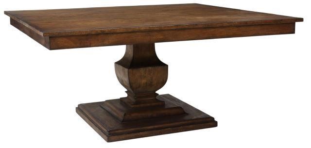 Appraisal: Tuscan style pedestal dining table late thc in a rustic