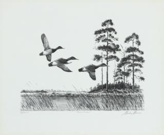 Appraisal: Six Waterfowl Prints by Duck Stamp Designers each lithograph by