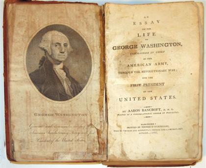 Appraisal: vol Bancroft Aaron An Essay on The Life of George