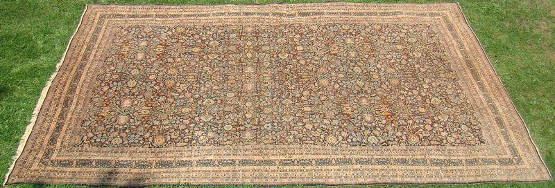 Appraisal: ORIENTAL RUG PERSIAN ' x ' Elaborate symmetrical arrangement of