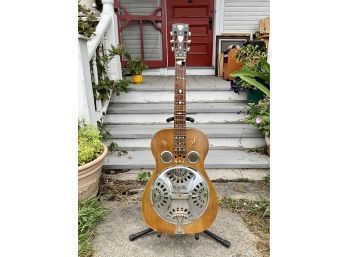 Appraisal: Square neck Dobro Resonator guitar with slot peg head headstock