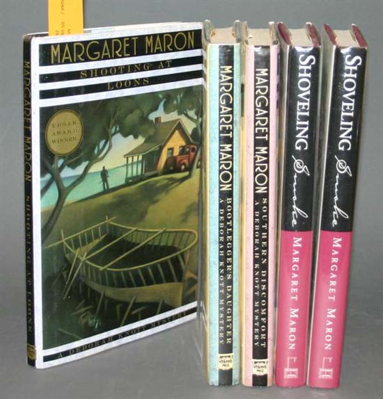 Appraisal: Maron Margaret First Editions four signed vo Hardcover in dj