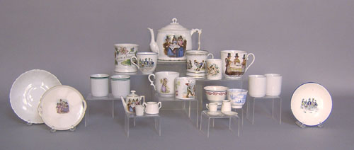 Appraisal: Misc porcelain to include a Welsh tea party teapot