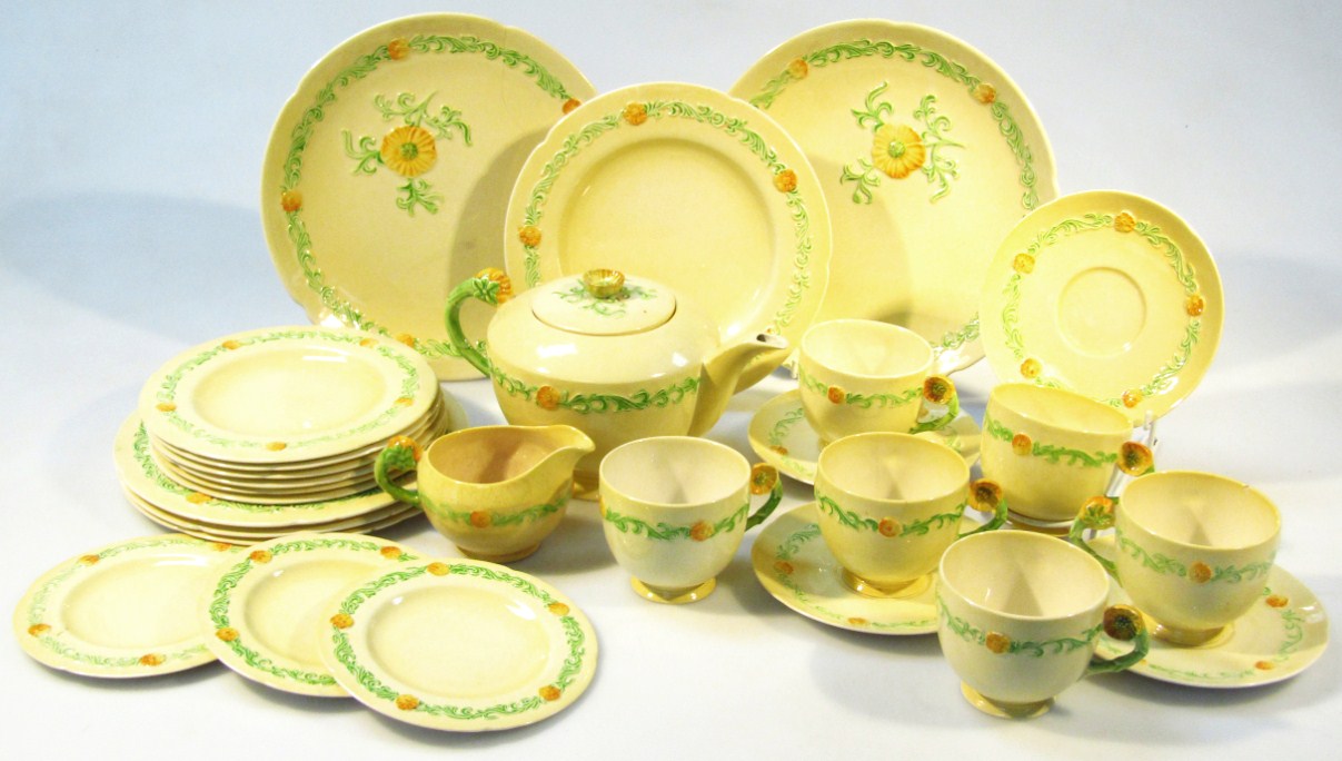 Appraisal: A Carltonware part tea service decorated with the design of