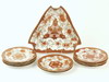 Appraisal: DESSERT SET - Eleven piece fine porcelain dessert set marked