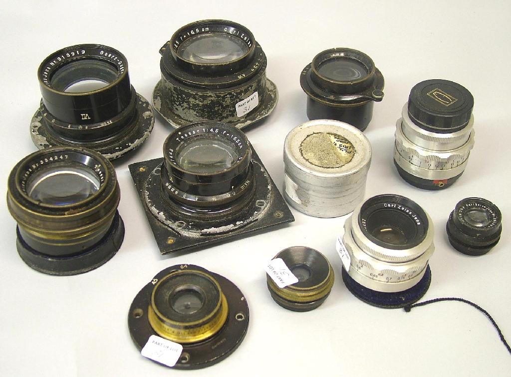 Appraisal: Ten various Carl Zeiss lenses