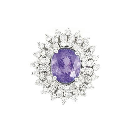 Appraisal: Tanzanite and Diamond Ring Estimate -