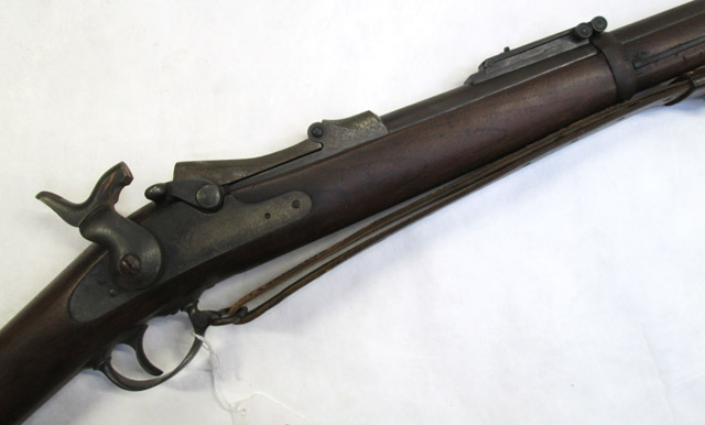 Appraisal: U S SPRINGFIELD MODEL TRAPDOOR RIFLE - caliber barrel full