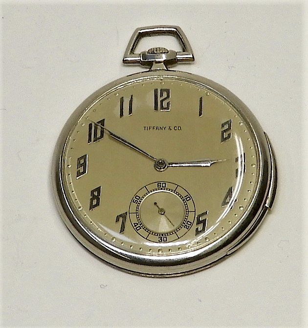 Appraisal: C H Meylan Tiffany Platinum Repeater Pocketwatch Switzerland Circa Tiffany