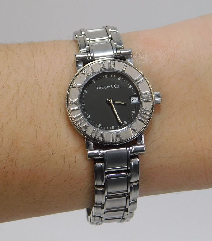 Appraisal: Tiffany Co Lady's Stainless Steel Atlas Watch New York th