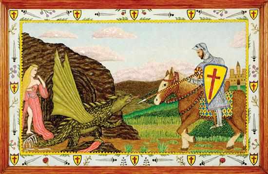 Appraisal: Stephen Warde Anderson Illinois b SAINT GEORGE AND THE DRAGON