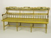 Appraisal: LONG BENCH - Windsor eight leg paint decorated long bench