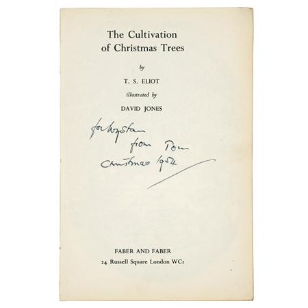 Appraisal: ELIOT T HOMAS S TEARNS The Cultivation of Christmas Trees