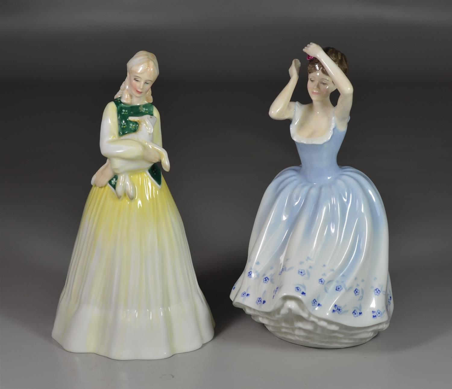 Appraisal: Royal Doulton bone china figurines Springtime HN Collectors Club Exclusive