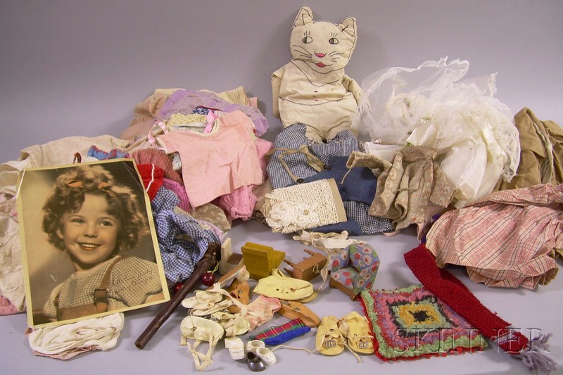 Appraisal: Large Group of Doll's Clothes mostly mid- th century includes