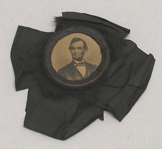 Appraisal: Circular tintype of print of Abraham Lincoln measuring in diameter