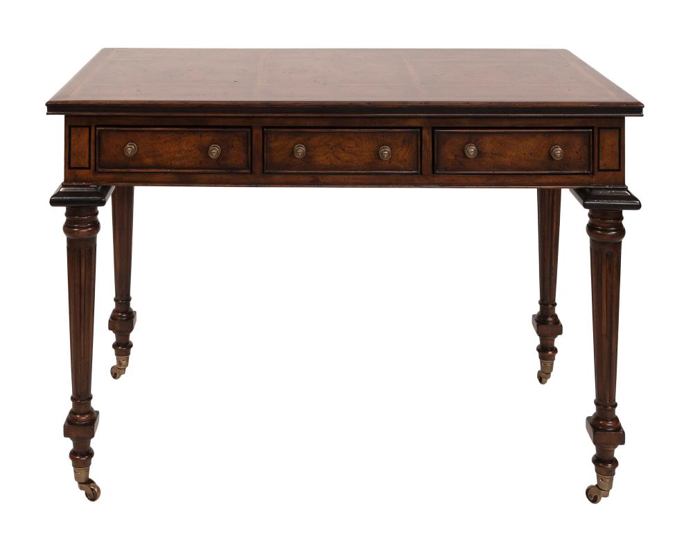 Appraisal: JOHN RICHARD EUROPEAN CROSSROADS ENGLISH REGENCY-STYLE WRITING DESK TH CENTURY