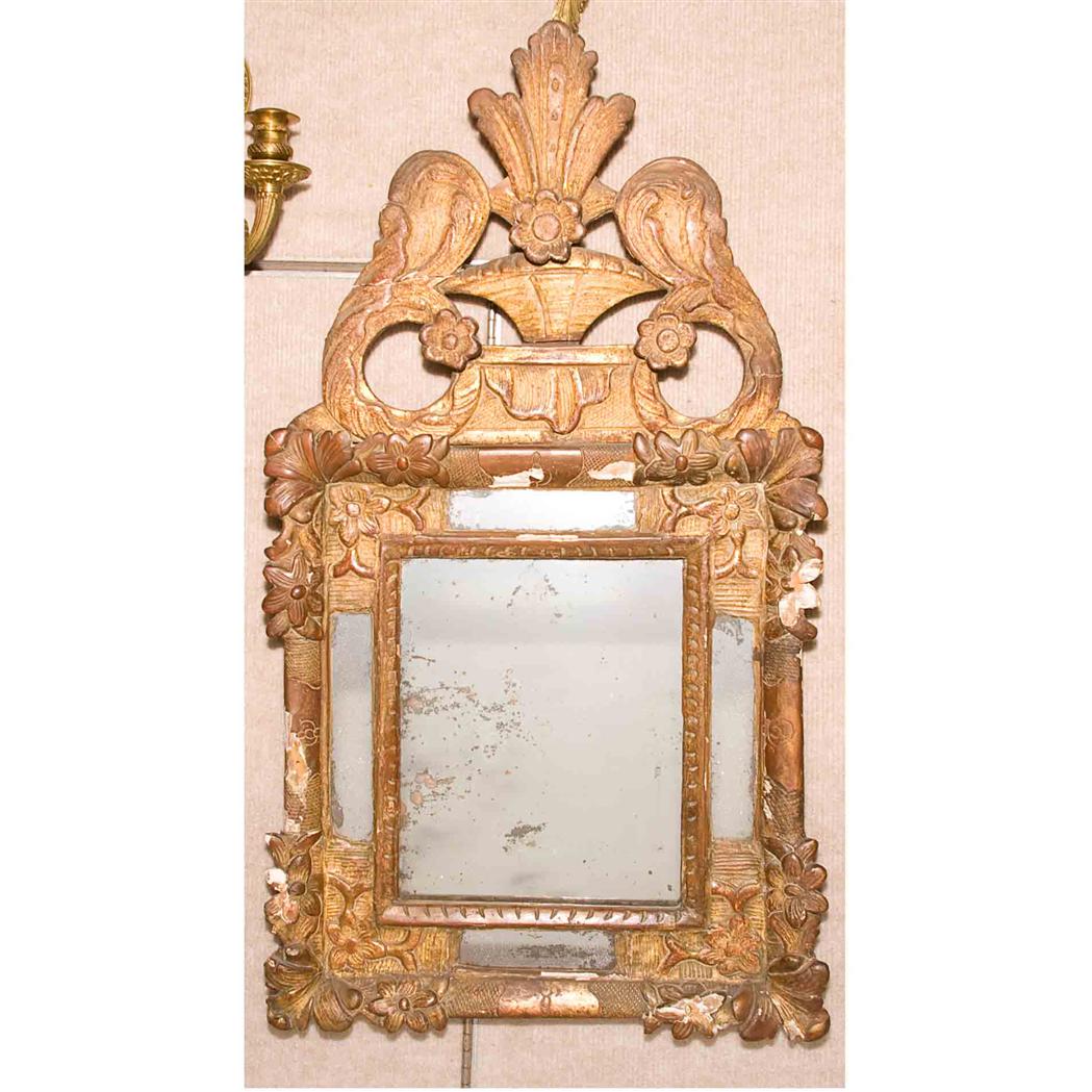 Appraisal: Italian Style Gilt-Wood Mirror Height inches width inches