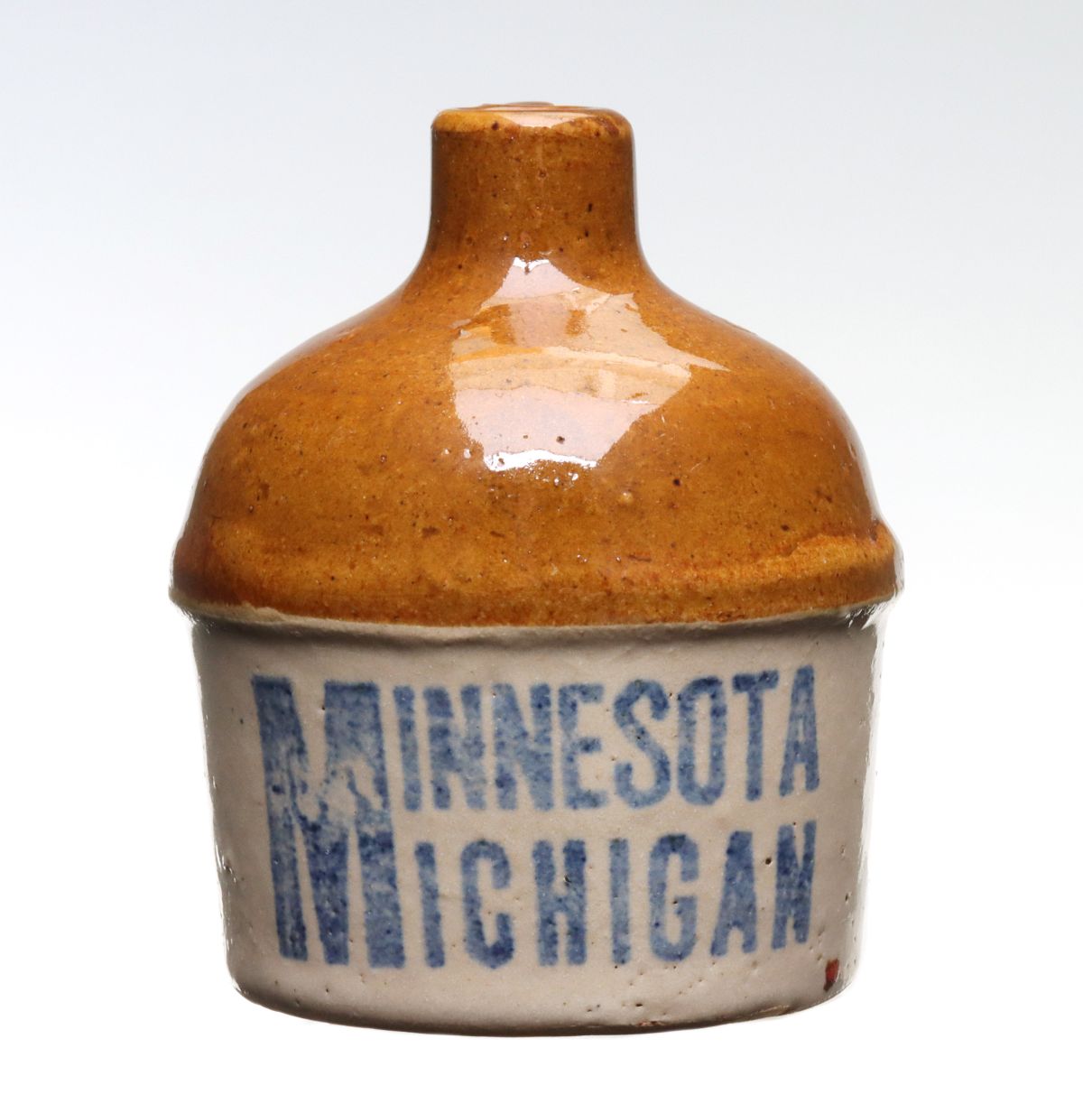 Appraisal: RED WING ''MINNESOTA MICHIGAN'' STONEWARE MINI JUG