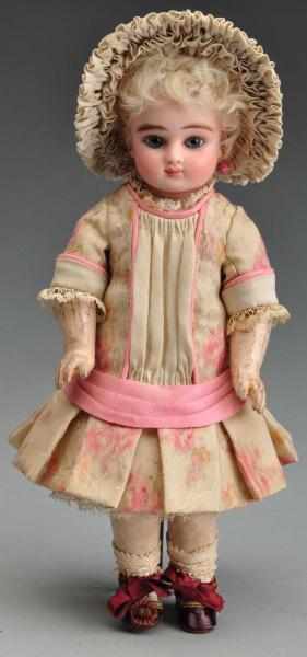 Appraisal: Early French B b Steiner Doll Description Bisque socket head