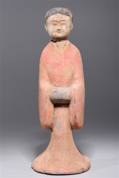 Appraisal: Chinese early style ceramic figure as-is condition head previously broken