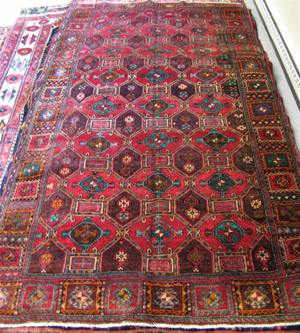 Appraisal: PERSIAN TURKOMAN CARPET ' x '