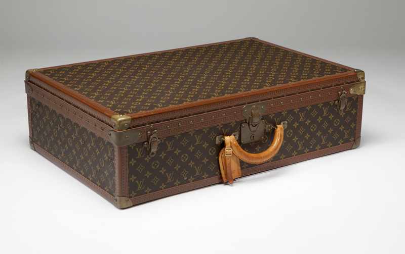 Appraisal: Circa the lock plate marked ''Louis Vuitton Made in France''