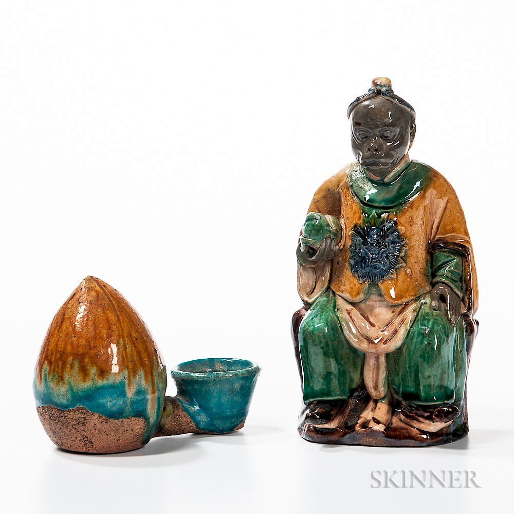 Appraisal: Figure of a Monkey King and Washer Figure of a