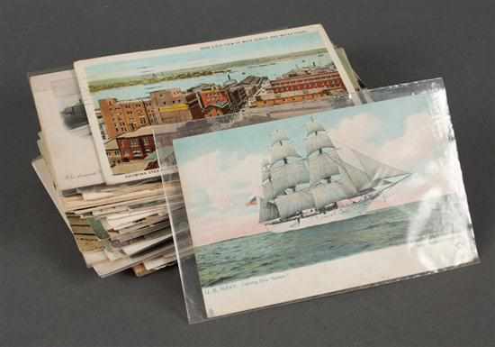 Appraisal: Postcards Approximately one-hundred with emphasis on scenes in and around