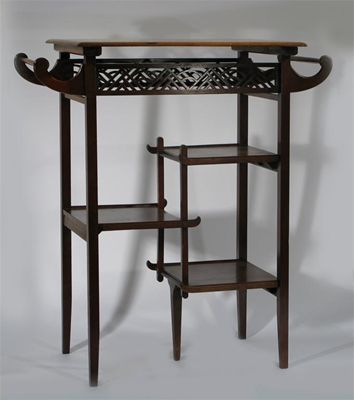 Appraisal: A Heal Son Anglo Japanese occasional table rectangular section with