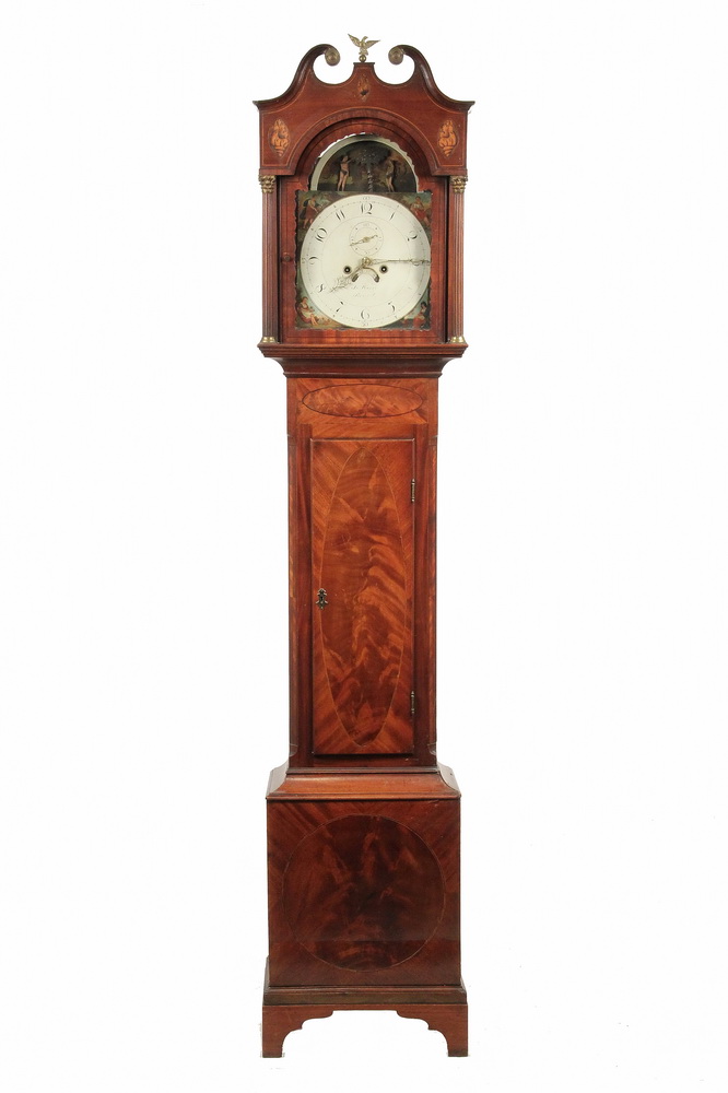 Appraisal: TALL CASE CLOCK - Rare Clock circa - by John