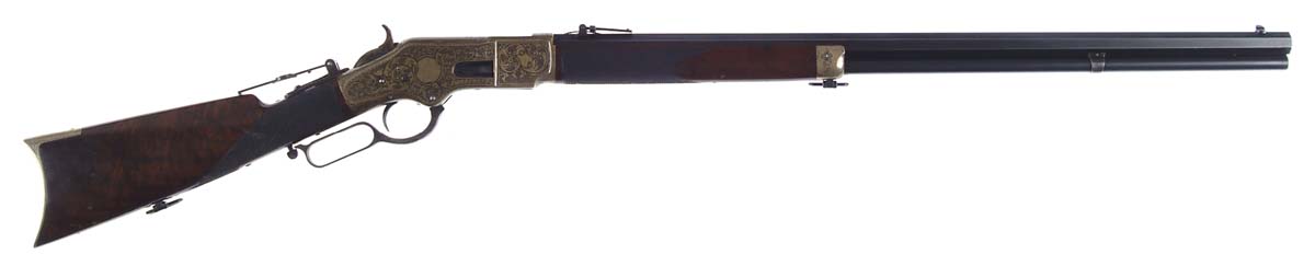 Appraisal: SPECTACULAR SPECIAL ORDER ENGRAVED WINCHESTER MODEL LEVER ACTION RIFLE Cal