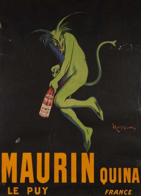 Appraisal: Leonetto Cappiello - ''Maurin Quina le Puy'' color lithographic poster