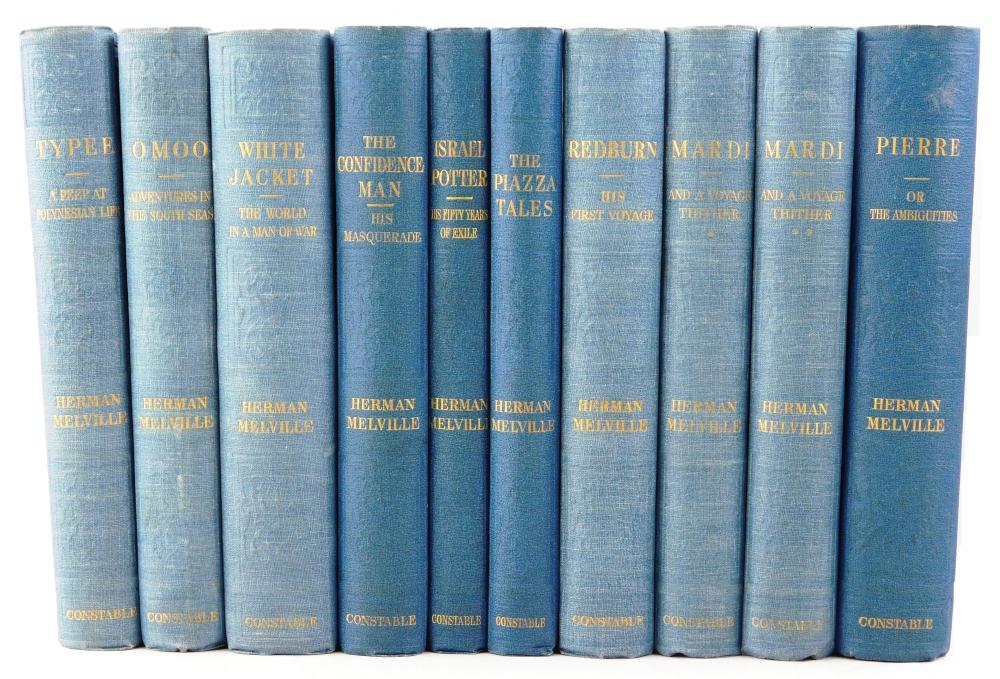 Appraisal: BOOKS MELVILLE HERMAN THE WORKS OF LONDON STANDARD EDITION VOLUMES