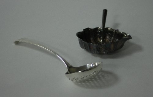 Appraisal: The bowl of a George III silver toddy ladle T