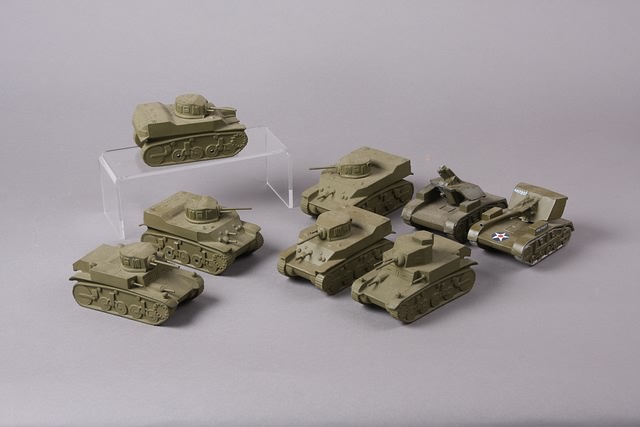 Appraisal: Lot of metal armored vehicles by Commandant Miniatures and others