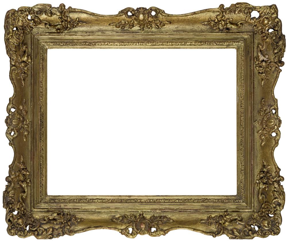 Appraisal: OLD MASTER STYLE FRAME th century Rabbet size x Outside