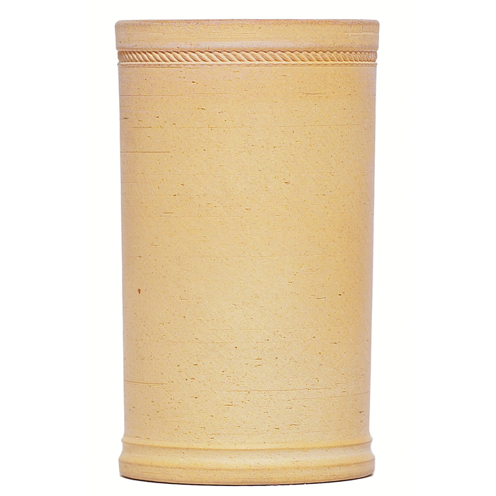 Appraisal: Roblin vase small cylindrical form in bisque with tooled design