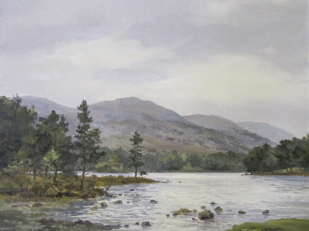 Appraisal: ROBERT EGGINTON b LOCH AN EILAN Oil on board signed