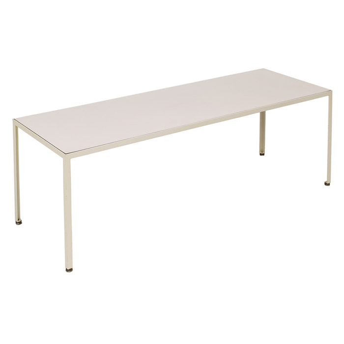 Appraisal: George Nelson Steelframe coffee table by Herman Miller white enameled