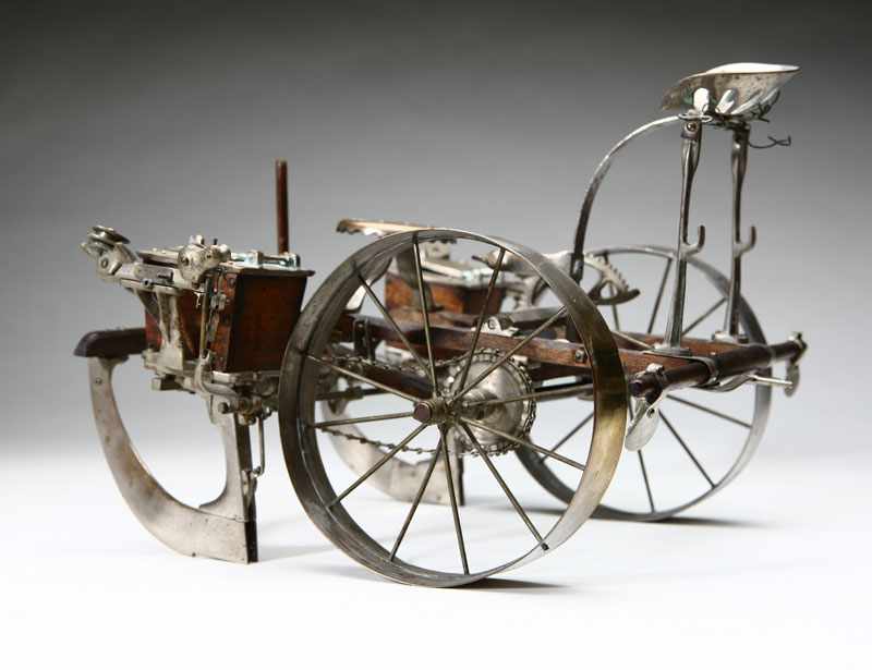 Appraisal: An American model of a horse-drawn seed planter Stebbins Walker