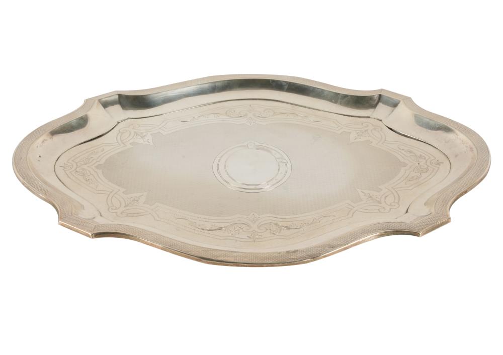 Appraisal: AUSTRIAN -SLIVER TRAY - Diana's Head mark for i silver