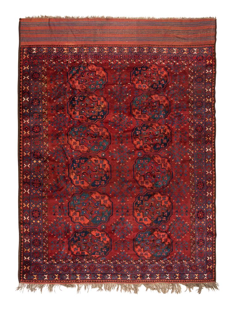 Appraisal: A Turkoman Wool Rug A Turkoman Wool Rug Circa feet