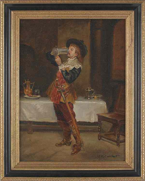 Appraisal: Jefferson David Chalfont American - oil on board of a