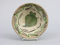 Appraisal: Spanish-Style Ceramic Bowl From Carborundum Museum of Ceramics Niagara Falls